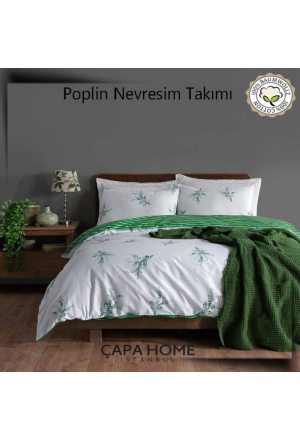 Çapa Home Poplin Nevresim Takımı %100 pamuk